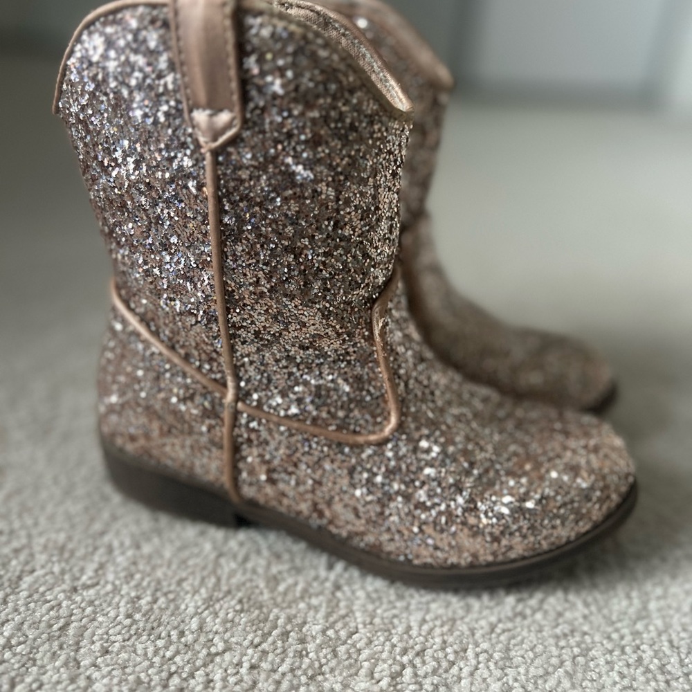 Kelly & Katie toddler size 12 glitter “little Amelia” cowgirl boots